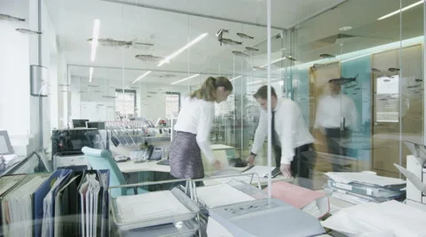 Time lapse shot of a young creative business team Stock Footage 66539881