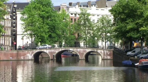 Time lapse shots in Amsterdam Stock Footage 114258