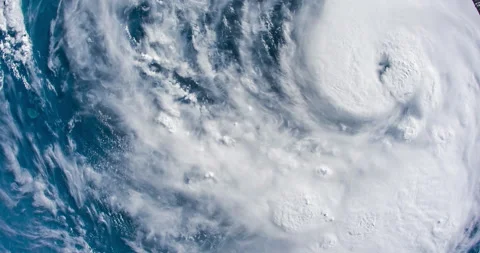 Time-lapse showing Hurricane from Space Stock Footage 130763023