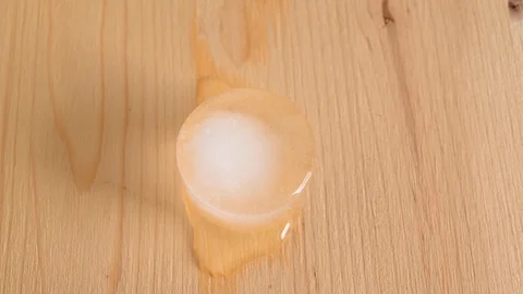 Time-lapse that shows how ice cubes melt Stock Footage 115113077