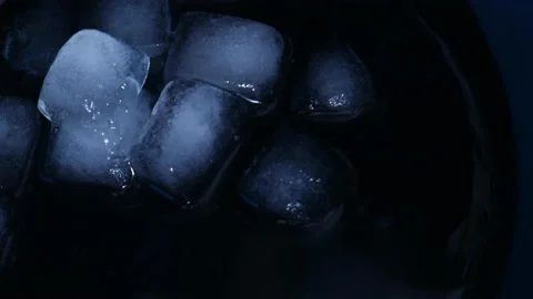 Time-lapse that shows how ice cubes melt. Stock Footage 159625186