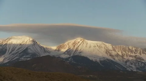 Time Lapse Sierra Clouds 스톡 동영상 8564456