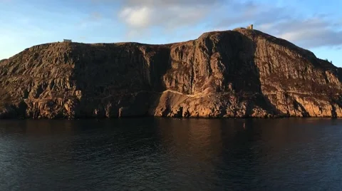 Time-lapse of Signal Hill which is a famous Newfoundland landmark. Stock Footage 60907891