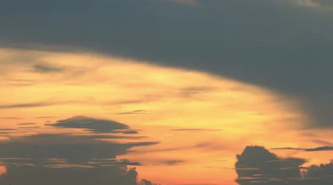 Time lapse of sky and clouds, sunset or sunrise  Stock Footage 42179686