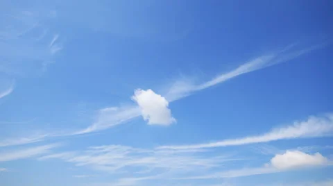 Time lapse of sky and clouds billowing. Stock Footage 45467229