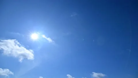 Time lapse, sky and clouds in the daytime Stock Footage 133407132