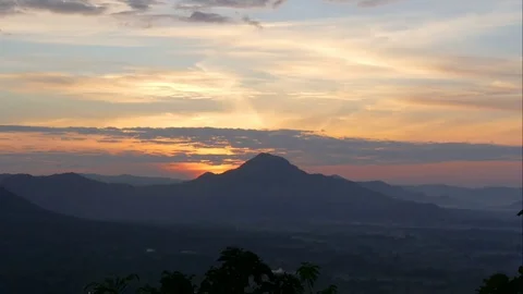 Time lapse of sky changing color Stock Footage 73071060