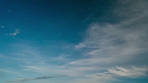 Time lapse sky with clouds Video stock 153370293