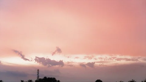 Time lapse of sky movement. Video stock 112065486