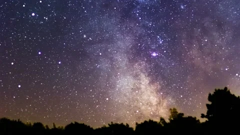 Time Lapse of Sky at Night Video stock 180448679