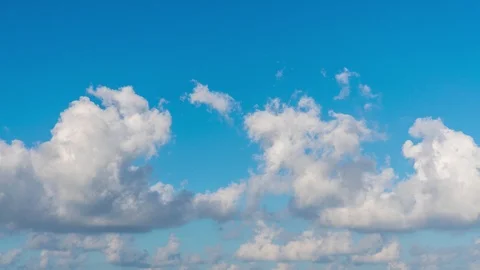 Time Lapse. Sky timelapse Moving clouds and blue sky Stock-Footage 125036861