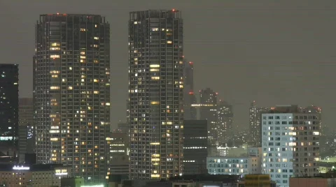 Time lapse skyscrapers Stock Footage 793010