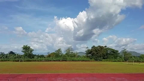 Time lapse with slow motion of clouds Stock Footage 161090369