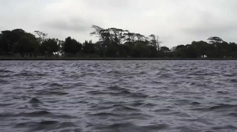 Time Lapse of small waves land across Video stock 41607507