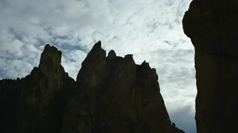 Time Lapse Smith Rock Oregon Stock Footage 107341812