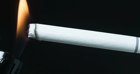 Time lapse smoking with black background Stock Footage 93488647