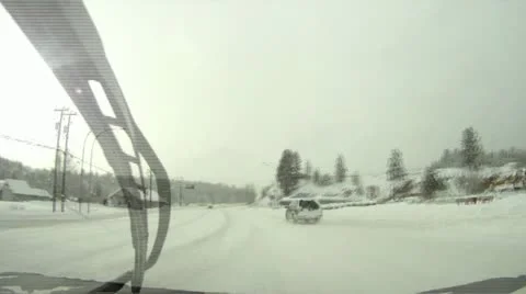 Time Lapse Snow Drive Vidéo 12641526