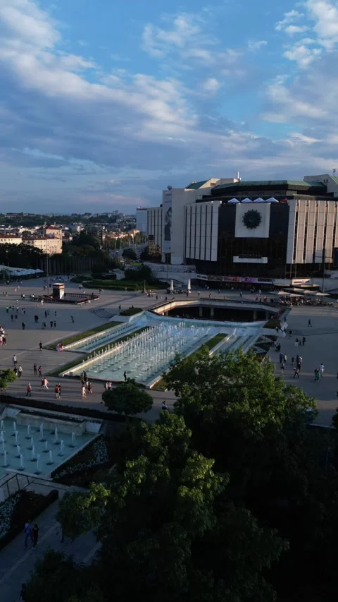 Тime-lapse of Sofia’s center at sunset Stock-Footage 252399096