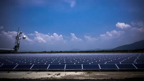 Time Lapse Solar Garden Clouds Video stock 150476000