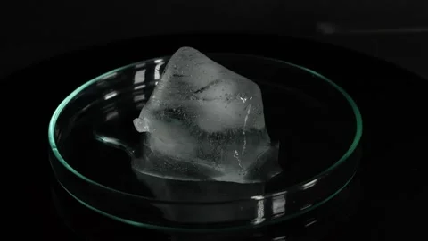 Time Lapse of Solid to Liquid Matter Change Stock Footage 255816000