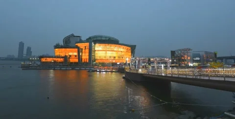 Time lapse of Some Sevit, Seoul ,South Korea Stock Footage 63460813
