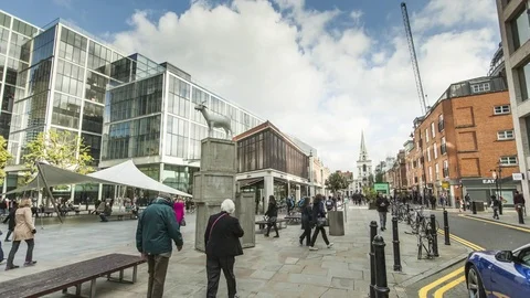 Time lapse of Spitalfields Stock Footage 82578231
