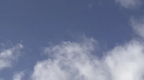 Time lapse of spring clouds in Oak View, California. Stock Footage 1025926