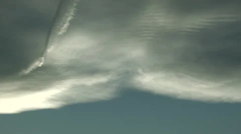 Time Lapse Standing Rocky Mountain Wave Clouds Stock Footage 54758166