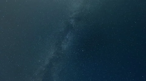 Time Lapse Starry Night Sky Milky Way With Meteor Shower Stock Footage 48656391