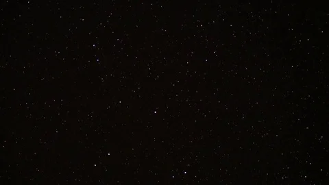 Time lapse : starry night sky background Stock Footage 83767210