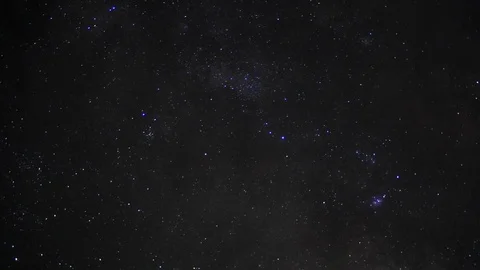 Time lapse of starry night sky and Milky Way Vídeo Stock 94926733