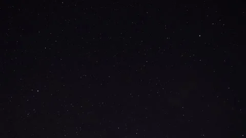 A time lapse of the starry night sky. Stars are falling in the sky. Cloudless Vídeos de archivo 328535689