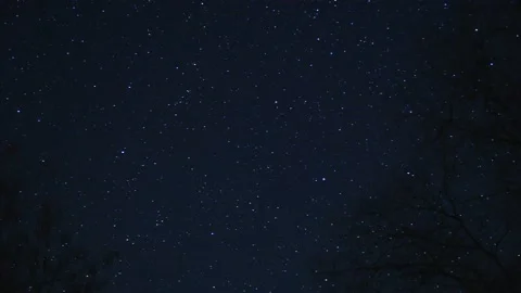 Time-lapse of the starry sky. Stock Footage 189780421
