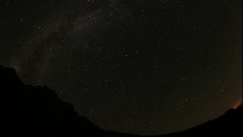 Time lapse of starry sky in the mountains. 스톡 동영상 97247173