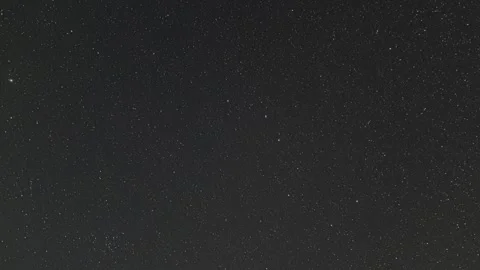 Time lapse of the starry sky at night Stock Footage 244597603