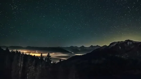 Time lapse Starry Sky Video Footage Stock Footage 156524000