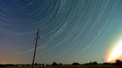 Time lapse startrails Stock Footage 47772326