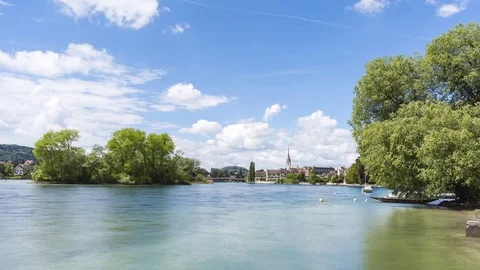 Time Lapse of Stein am Rhein Video stock 81064474