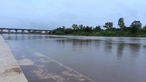 Time lapse Still view of Irwin bridge an... | Stock Video | Pond5