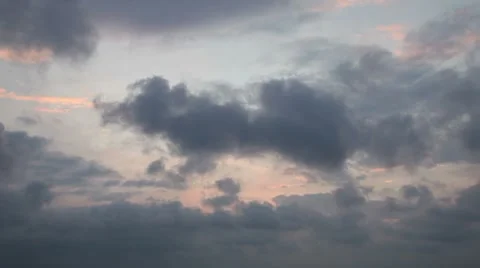 Time lapse storm clouds,  2 HD 1080p Stock Footage 8682056