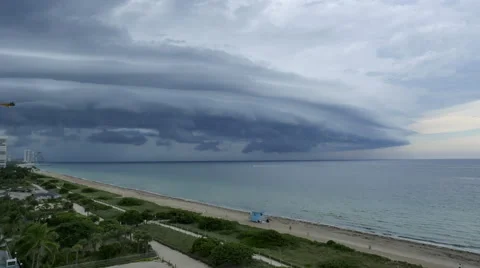 Time lapse of storm clouds coming in Stock Footage 56006058