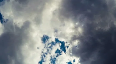 Time Lapse Storm Clouds Stockbeeldmateriaal 63035790