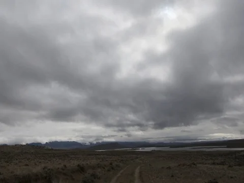 Time lapse of storm clouds Stock Footage 75971876