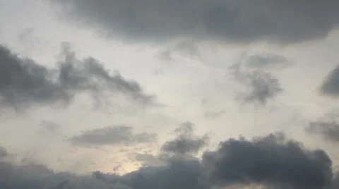 Time lapse storm clouds,  HD 1080p Stock Footage 8682079