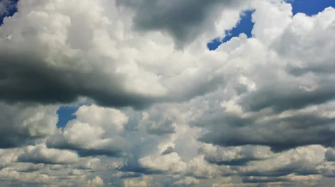 Time lapse of storm clouds moving fast. Stock Footage 35541271
