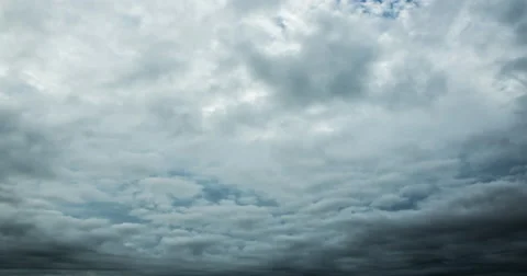 Time lapse of storm clouds moving fast Stock Footage 66818993