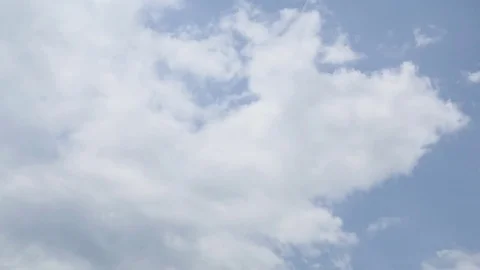 Time lapse of storm clouds moving fast Stock Footage 76816649