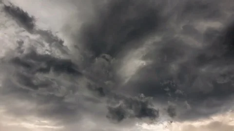Time lapse of storm clouds moving fast Stock Footage 82100940