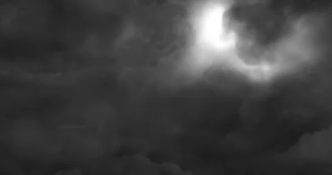 Time lapse of storm clouds moving fast, with dark clouds background real Stock Footage 107474696