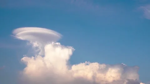 Time lapse of storm clouds passing Stock Footage 144835591
